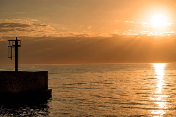 Tramonto Sul Mar Baltico — Foto Stock