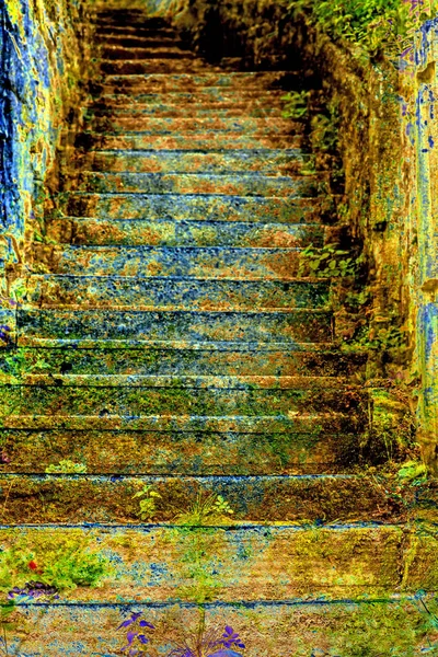 close-up photo of Mystic Old Stairs