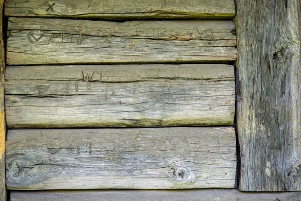 Wooden Wall Close Shot — Stock Photo, Image