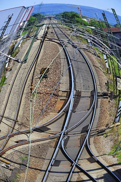 Foto Van Treinstation Prachtige Potsdam Stad Duitsland — Stockfoto