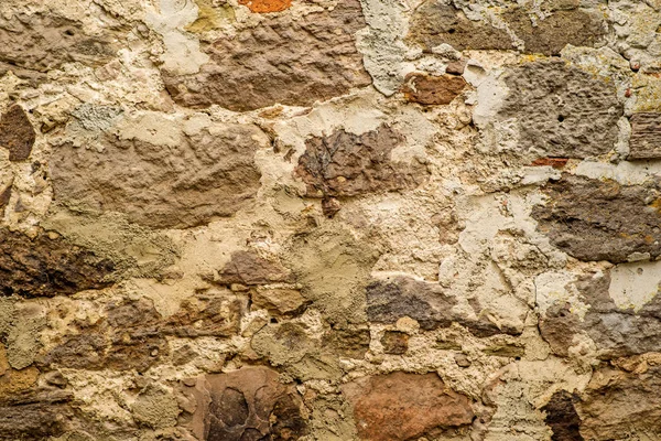 古い中世の壁をクローズ アップ ショット — ストック写真