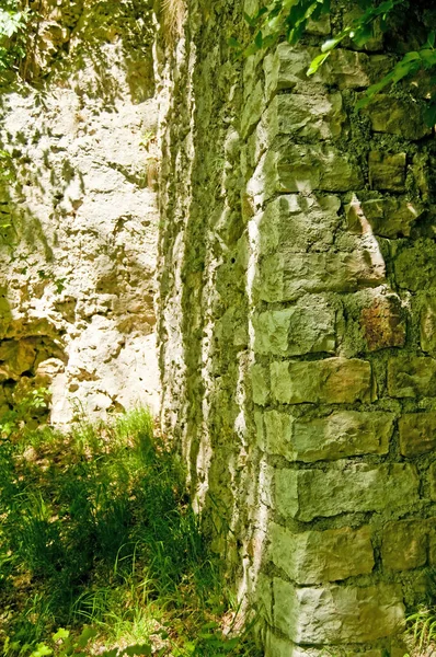 Nahaufnahme Von Ruinen Einer Burg — Stockfoto