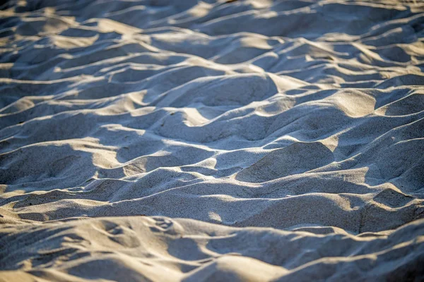 Areia Uma Praia Com Formas — Fotografia de Stock