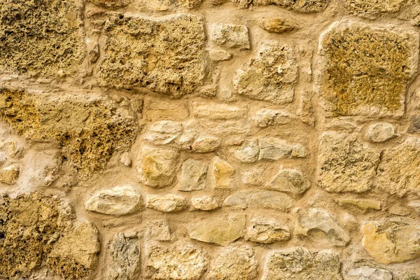 Velho Medieval Wall Close Shot — Fotografia de Stock