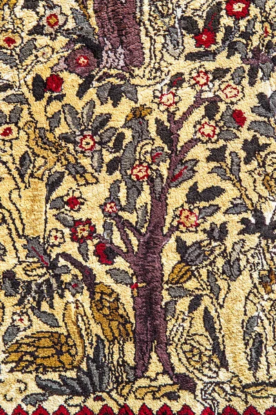 old arabic handmade carpet, close-up