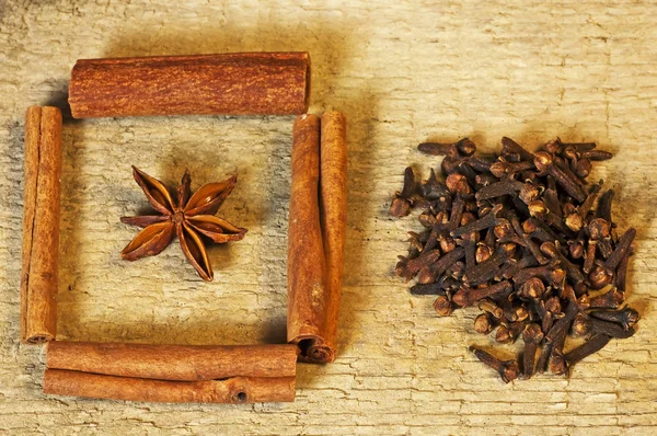 Star Anise Cravo Close Tiro — Fotografia de Stock