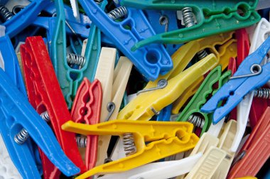 Renk Clothespins atış kapatın 