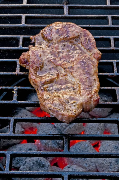 Gegrilde Lamb Chop Barbecue — Stockfoto