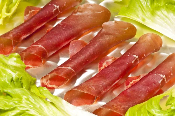 Jamón Suiza Tiro Cerca — Foto de Stock