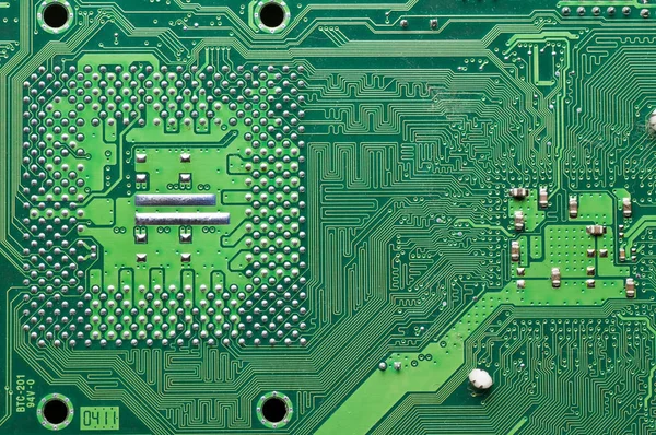 Computer Circuit Board Close Shot — Stock Photo, Image
