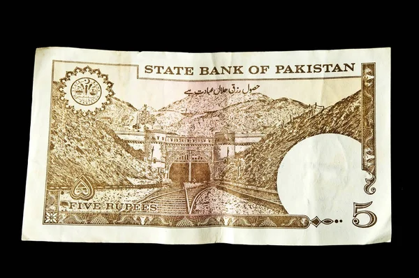 Makró Fotó Háttér Pakisztáni Rúpia — Stock Fotó