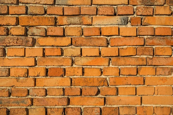 Viejo Ladrillo Pared Cerca Disparo — Foto de Stock