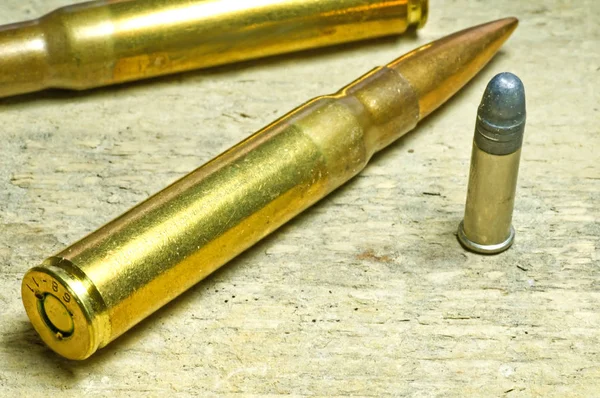 Ammunition 8X57 Cal Long Rifle — Stock Photo, Image