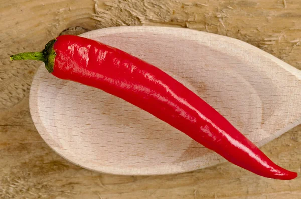 Csípős Piros Chili Paprika Háttér Egy Részlete — Stock Fotó