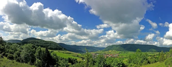 Панорамный Вид Швабский Альб — стоковое фото