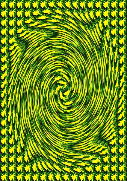 Färg Abstrakt Spinning Spiral — Stockfoto
