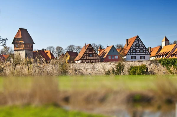 Dinkelsbuehl Ciudad Vieja Alemania — Foto de Stock