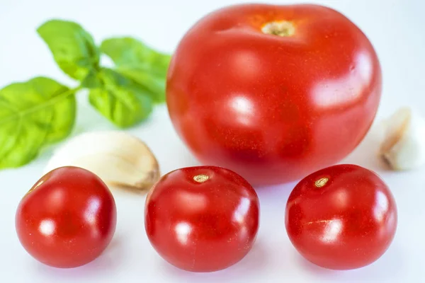 Leckere Tomaten Aus Nächster Nähe — Stockfoto