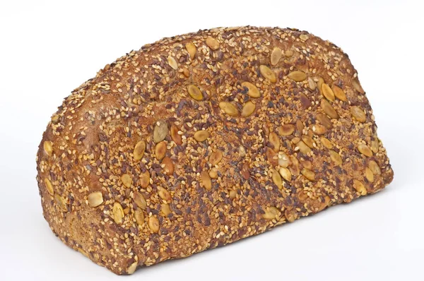 Close Delicious Whole Grain Bread — Stock Photo, Image