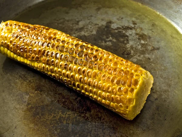 Close Photo Freshly Steamed Corn — Stock Photo, Image