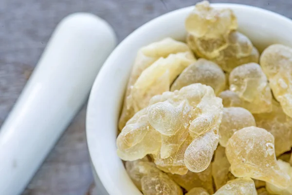 Frankincense Olibanum Boswellia Serrata Close Shot — Stock Photo, Image