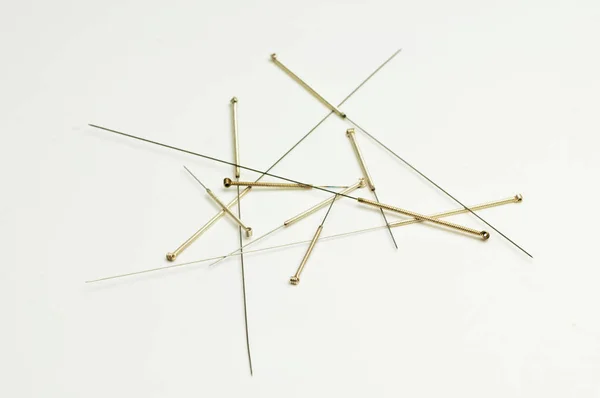 Acupuncture Needles Close Shot — Stock Photo, Image