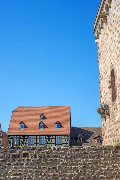 Castillo Obernai Alsacia Francia —  Fotos de Stock