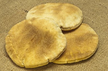 lezzetli ızgara pide ekmek Close-Up