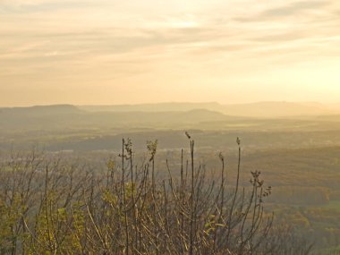 Doğal panoramik görünümü. Doğal kavramı