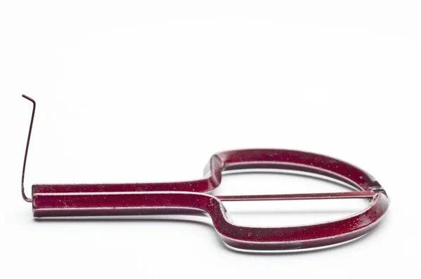 Closeup Red Jaw Harp Close Shot — Stock Photo, Image