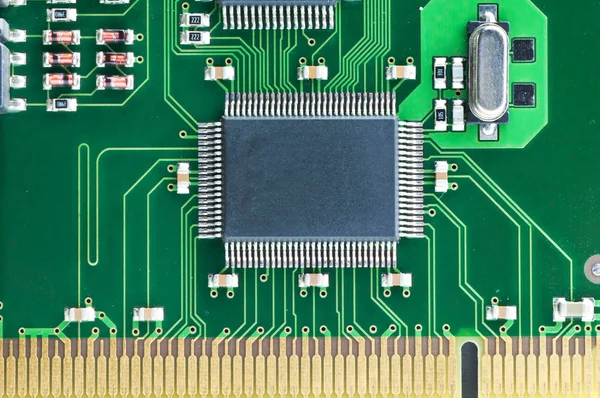 Computer Circuit Board Isdn Card — Stock Photo, Image