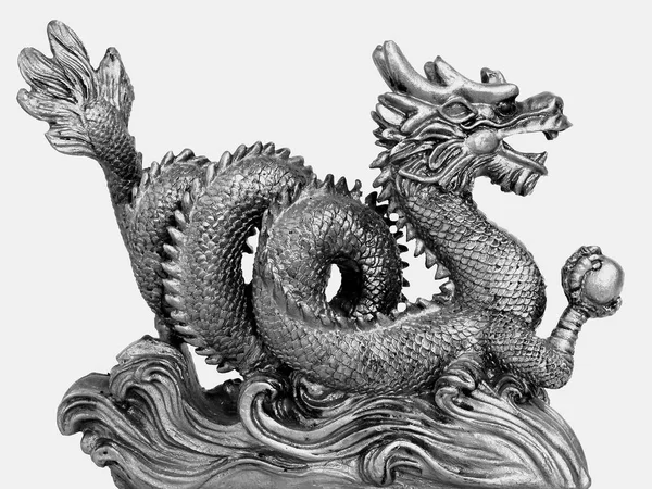 Великим Планом Фото Китайський Дракон Удачу — стокове фото