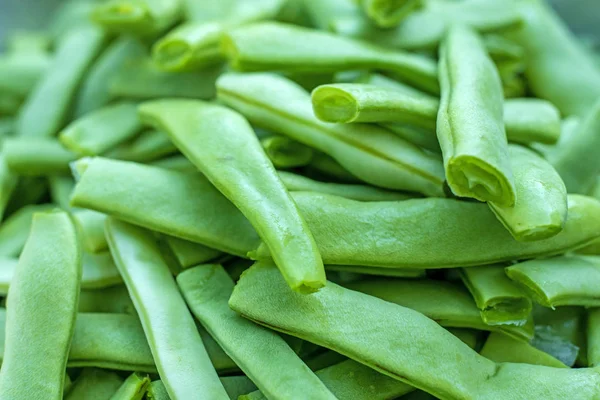 Fagioli Verdi Primo Piano Colpo — Foto Stock