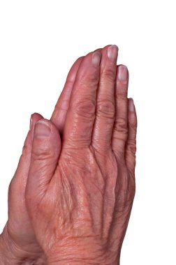 üst düzey eller dua yakın çekim fotoğraf