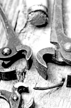 Eski paslı Plies atış kapatın