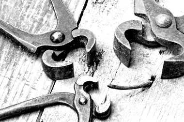 Eski paslı Plies atış kapatın