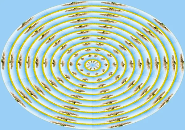 Abstrakte Bunte Spiralillustration — Stockfoto