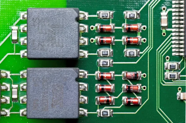 Computer Circuit Board Isdn Card — Stock Photo, Image