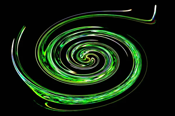 Färg Abstrakt Spinning Spiral — Stockfoto