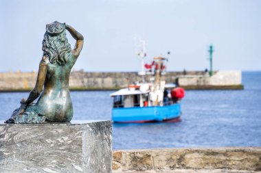 photo of Mermaid Of Ustka, Stolpmuende, Poland clipart