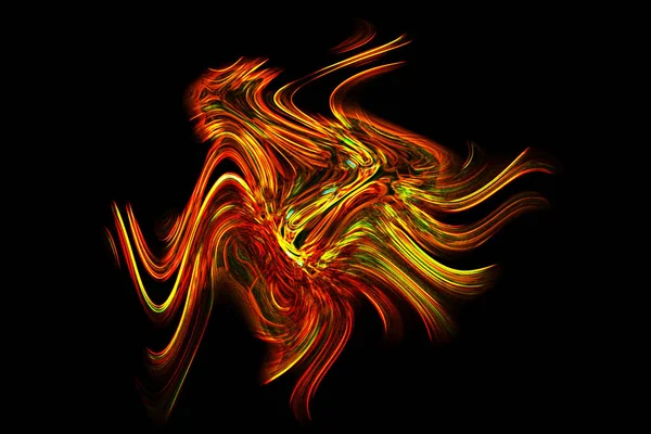 抽象的舞蹈火焰背景 — 图库照片
