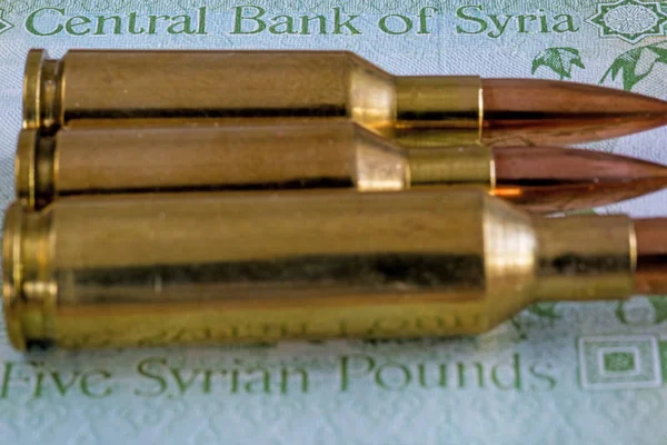 Háború Szíria Fogalma Zár Megjelöl Szemcsésedik — Stock Fotó