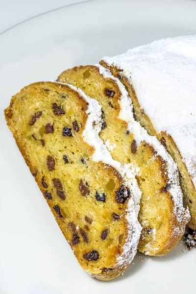 독일어 크리스마스 Stollen 가까이 — 스톡 사진