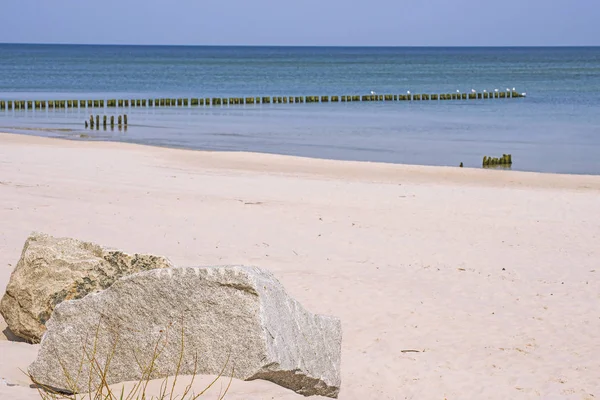 股間とポーランドのバルト海のビーチ — ストック写真