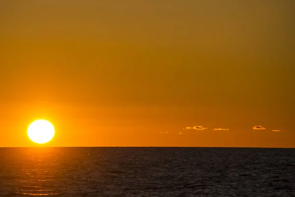 Tramonto Sul Mar Baltico — Foto Stock