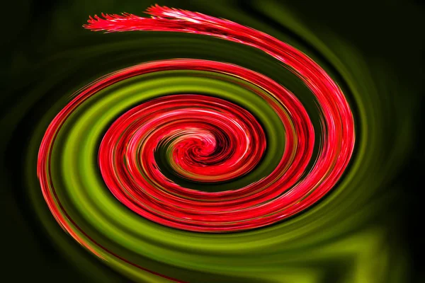 Ilustração Espiral Colorida Abstrata — Fotografia de Stock