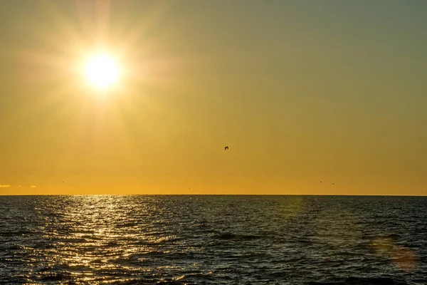 Tramonto Sul Mar Baltico — Foto Stock