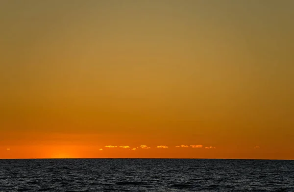 Tramonto Sul Mar Baltico Afterglow — Foto Stock