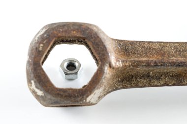 eski Bisiklet kemik altıgen anahtarı, yakın çekim 