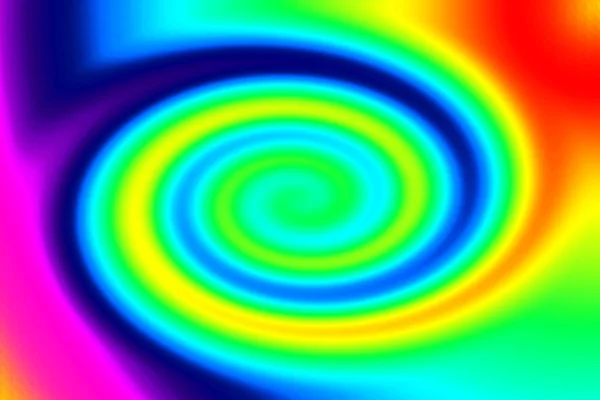 Ilustração Espiral Colorida Abstrata — Fotografia de Stock